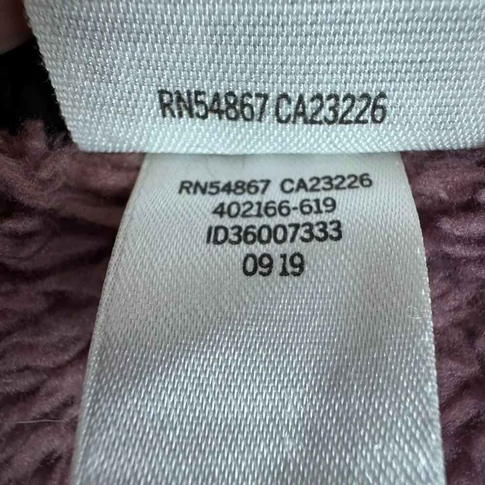 Victoria’s Secret Teddy Fleece half zip pullover Womens Sz XS